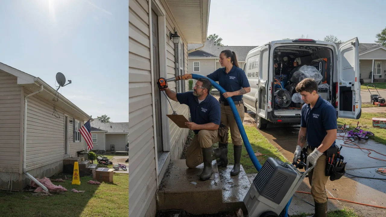 Ceiling Water Damage Restoration in Earth City, MO near me